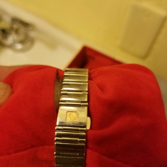 Omega Jewelry Omega Ladies Mini Constellation With Diamond Bezel